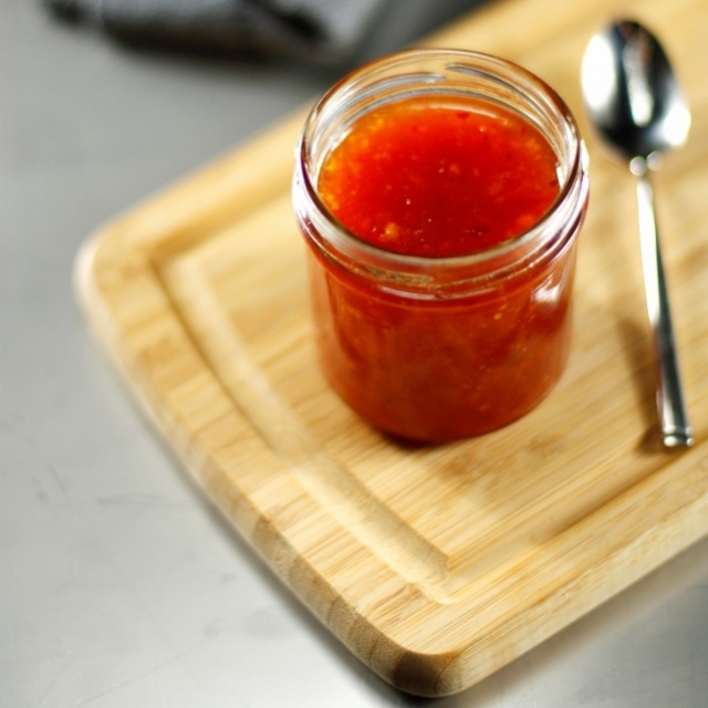 Tomato-chilli-orange jam