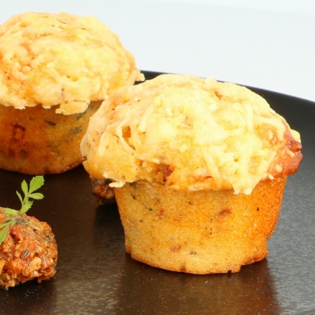 Muffins salés au ras el hanout et chorizo