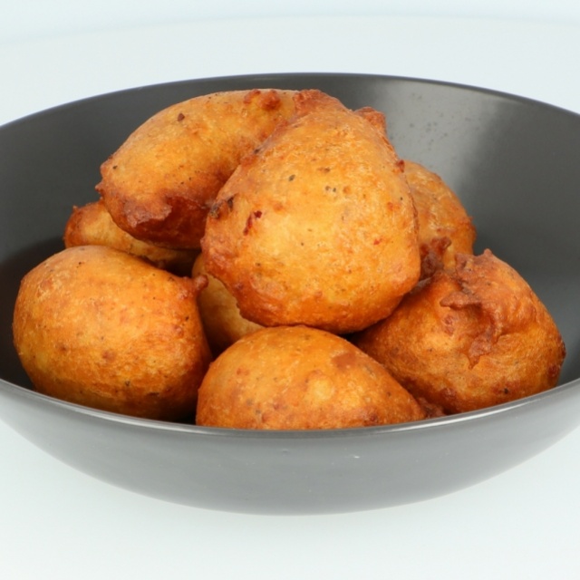 Sweet potato fritters with ras el hanout 