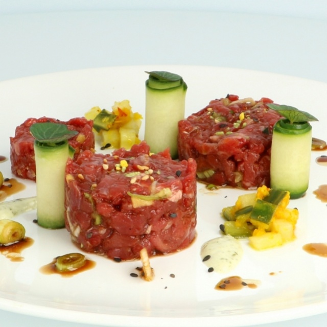 Tartare de bœuf à l'asiatique 