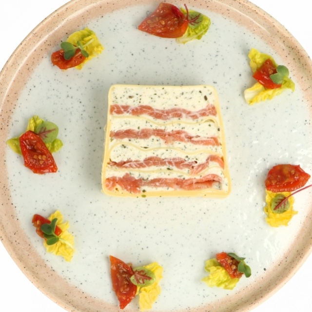 Terrine de pâtes au saumon fumé