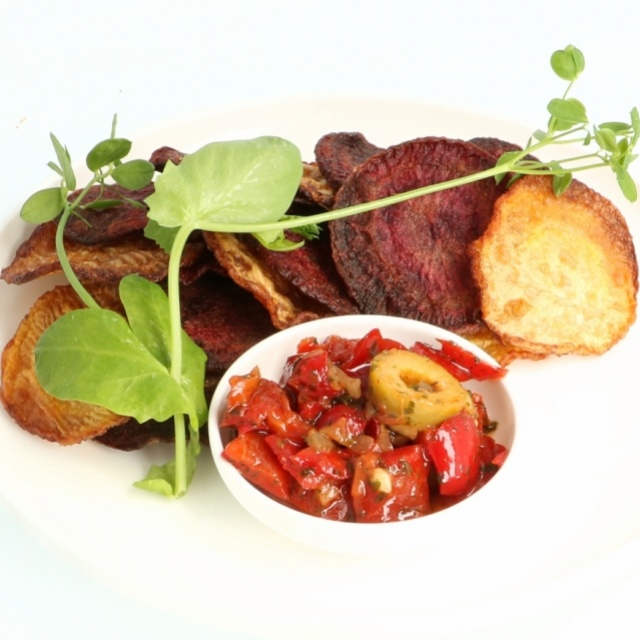 Knuspriger Rote-Beete-Snack 