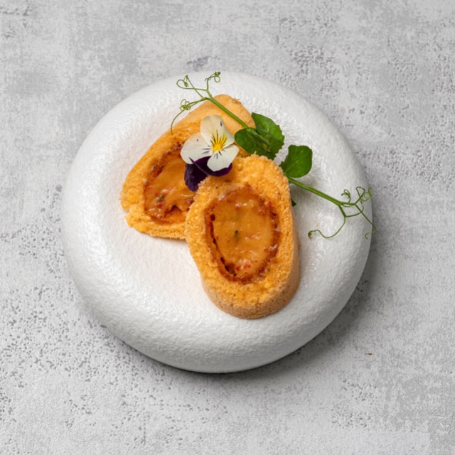 Spanish-style croquette sandwich with alioli