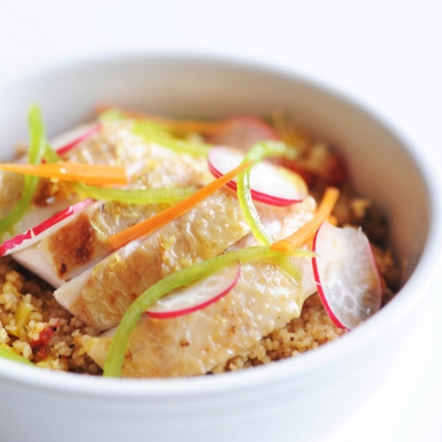 Couscous mit Huhn Ras el Hanout