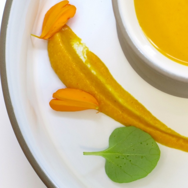 Velouté de citrouille au gingembre