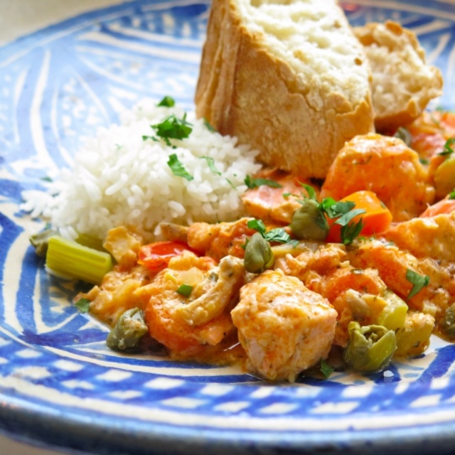 Provençal fish casserole