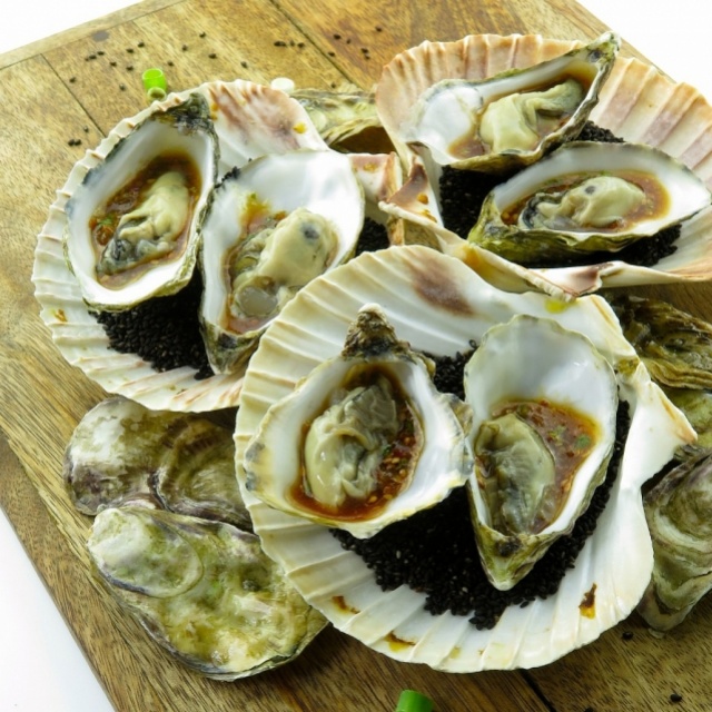 Thai marinated oysters