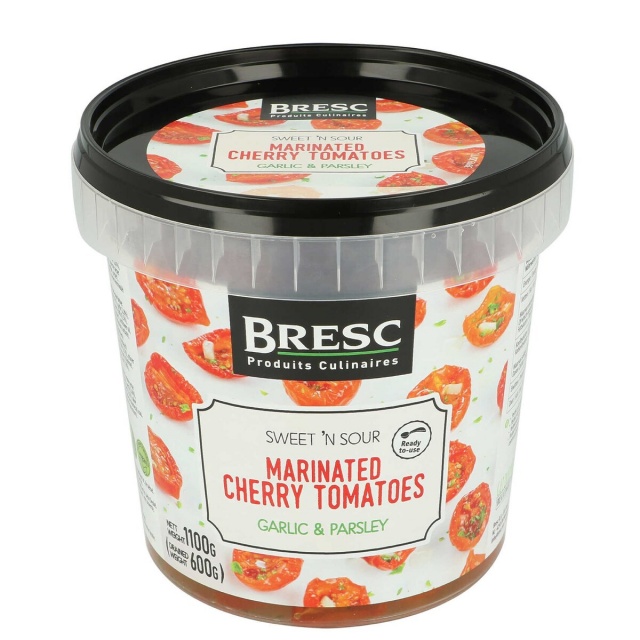 Tomates cerises à l’aigre-douce, ail et persil 1100g