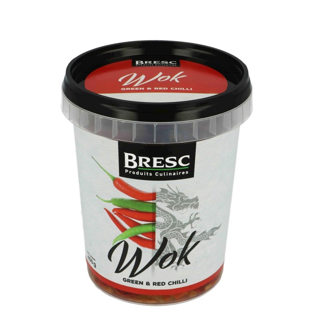 Groene & rode peper WOK 450g
