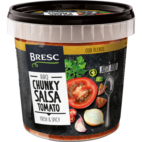 Salsa met grove tomatenstukjes 1000g