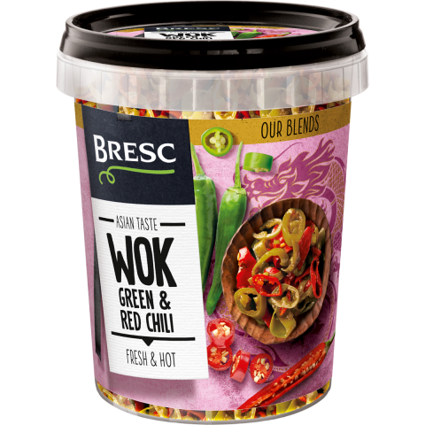 Green & red chilli WOK 450g