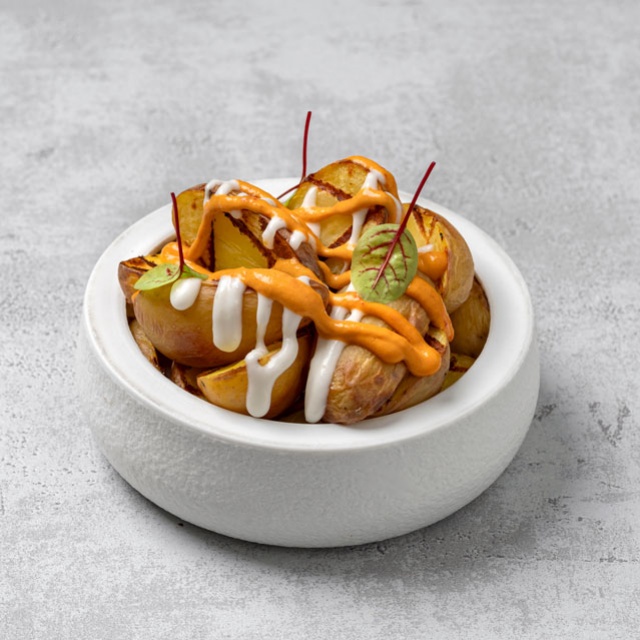 Patatas Bravas met Alioli